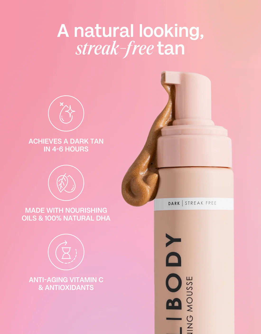 SELF TANNING MOUSSE - DARK