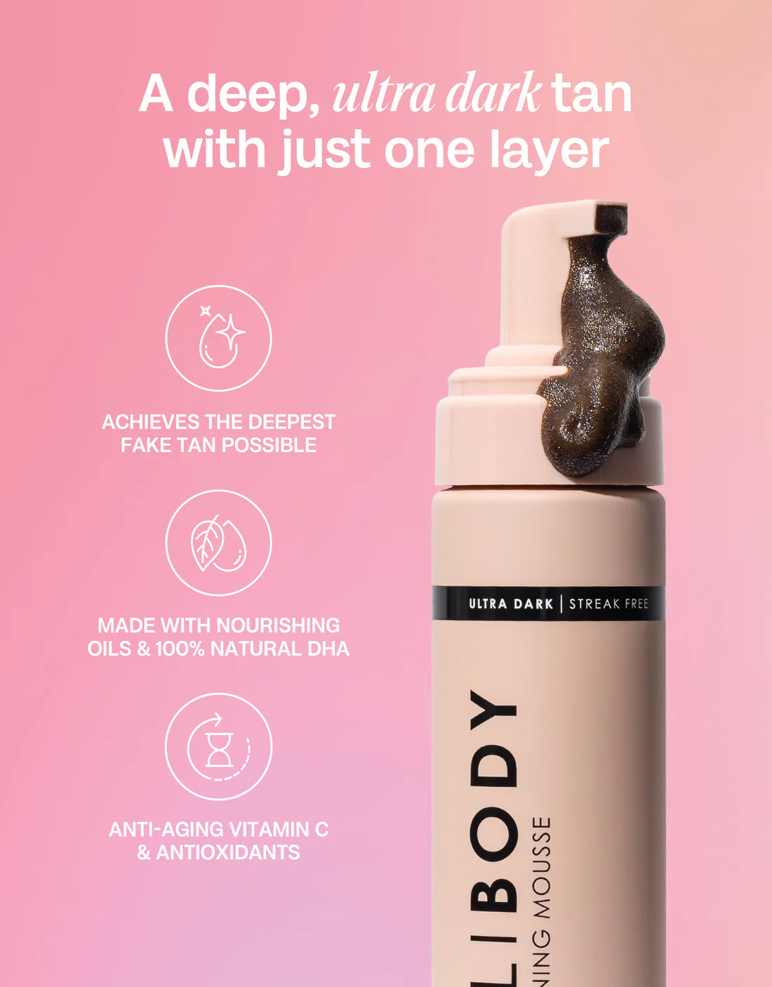 SELF TANNING MOUSSE - ULTRA DARK