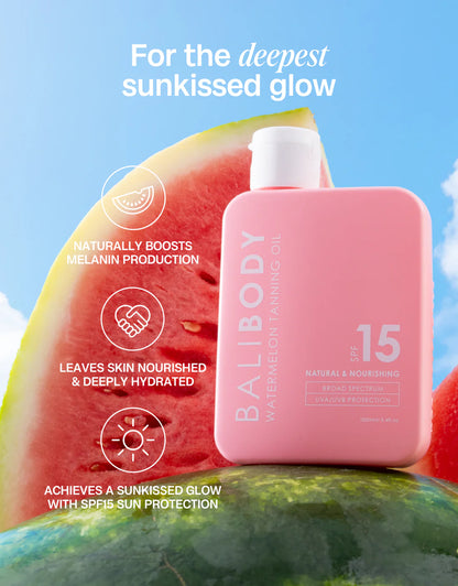 WATERMELON TANNING OIL - SPF15
